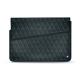Funda de piel para ordenador portatil 13' - Griffe 1 - Blu marino - Couture