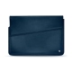 Notebook-Lederschutzhülle 13' - Griffe 1 - Blu mediterran