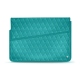 ノートPC、13インチ用レザーケース - Griffe 1 - Bleu fluo - Couture