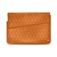 Housse cuir pour ordinateur portable 13' - Griffe 1 - Mandarine vintage - Couture