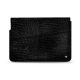 Housse cuir pour ordinateur portable 13' - Griffe 1 - Autruche nero