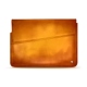Funda de piel para ordenador portatil 13' - Griffe 1 - Orange Patine