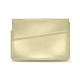 Leather sleeve for 11' laptop - Griffe 1 - Beige ( Nappa - Pantone 7502C ) 
