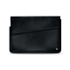 Notebook-Lederschutzhülle 11' - Griffe 1 - Dark vintage ( Roughtcut - Black#5256 ) 