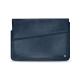 ノートPC、11インチ用レザーケース - Griffe 1 - Jean vintage ( Roughtcut - Pantone 285U  ) 