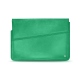 Leather sleeve for 11' laptop - Griffe 1 - Menthe vintage ( Pantone 562C ) 