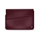 Funda de piel para ordenador portatil 11' - Griffe 1 - Lie de vin ( Pantone 5115C ) 