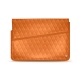 11 인치 휴대용 퍼스널 컴퓨터를위한 가죽 케이스 - Griffe 1 - Orange - Couture ( Nappa - Pantone 1495U ) 