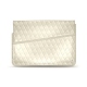 Notebook-Lederschutzhülle 11' - Griffe 1 - Blanc - Couture ( Bologna - White ) 