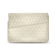 Capa em pele para computador portátil 11' - Griffe 1 - Blanc escumo - Couture