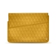 Housse cuir pour ordinateur portable 11' - Griffe 1 - Jaune soulèu - Couture