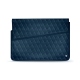 11 인치 휴대용 퍼스널 컴퓨터를위한 가죽 케이스 - Griffe 1 - Blu mediterran - Couture