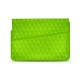 Housse cuir pour ordinateur portable 11' - Griffe 1 - Vert fluo - Couture