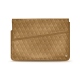 Leather sleeve for 11' laptop - Griffe 1 - Sable vintage - Couture