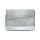 Funda de piel para ordenador portatil 11' - Griffe 1 - Platinium - Couture