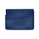 Leather sleeve for 11' laptop - Griffe 1 - Bleu frisson