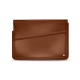 Housse cuir pour ordinateur portable 8' - Griffe 1 - Marron ( Nappa - Pantone 1615C ) 