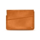Leather sleeve for 8' laptop - Griffe 1 - Mandarine vintage ( Pantone 165C ) 