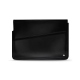 Leather sleeve for 8' laptop - Griffe 1 - Onyx ( Black ) 