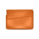 Custodia in pelle per computer portatile 8' - Griffe 1 - Orange - Couture ( Nappa - Pantone 1495U ) 