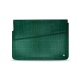 Leather sleeve for 8' laptop - Griffe 1 - Crocodile pino