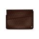 8 인치 휴대용 퍼스널 컴퓨터를위한 가죽 케이스 - Griffe 1 - Châtaigne - Couture ( Pantone 476C ) 