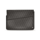Capa em pele para computador portátil 8' - Griffe 1 - Anthracite - Couture ( Pantone 424C ) 