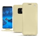 Samsung Galaxy S9 leather case - Beige ( Nappa - Pantone 7502C ) 