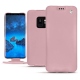 Housse cuir Samsung Galaxy S9 - Rose ( Nappa - Pantone 2365C ) 