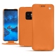 가죽 커버 Samsung Galaxy S9 - Orange ( Nappa - Pantone 1495U ) 