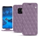 가죽 커버 Samsung Galaxy S9 - Lilas - Couture ( Nappa - Pantone 2645U ) 