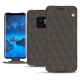Capa em pele Samsung Galaxy S9 - Anthracite - Couture ( Pantone 424C ) 