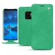 가죽 커버 Samsung Galaxy S9 - Menthe vintage ( Pantone 562C ) 