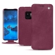 가죽 커버 Samsung Galaxy S9 - Prune vintage ( Pantone 512C ) 
