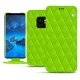 Funda de piel Samsung Galaxy S9 - Vert fluo - Couture