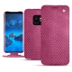 가죽 커버 Samsung Galaxy S9 - Serpent ciclamino