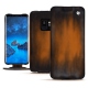 가죽 커버 Samsung Galaxy S9 - Marron Patine