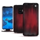 Samsung Galaxy S9 leather case - Rouge Patine