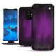 Capa em pele Samsung Galaxy S9 - Violet Patine