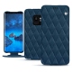 Samsung Galaxy S9 leather case - Blu mediterran - Couture