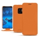 가죽 커버 Samsung Galaxy S9 - Orange PU
