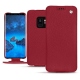Housse cuir Samsung Galaxy S9 - Rouge passion