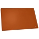 Leather folding desk blotter - Orange vibrant