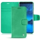 Housse cuir Samsung Galaxy S9 - Menthe vintage ( Pantone 562C ) 
