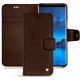 Samsung Galaxy S9 leather case - Châtaigne ( Pantone 476C ) 