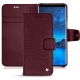가죽 커버 Samsung Galaxy S9 - Lie de vin ( Pantone 5115C ) 