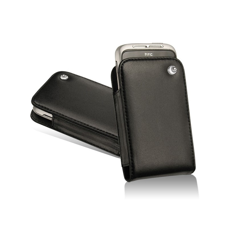 Lederschutzhülle HTC Wildfire S - Noir ( Nappa - Black ) 