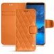 Capa em pele Samsung Galaxy S9 - Orange - Couture ( Nappa - Pantone 1495U ) 