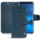 Housse cuir Samsung Galaxy S9 - Indigo - Couture ( Pantone 303U ) 