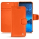 가죽 커버 Samsung Galaxy S9 - Orange fluo